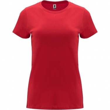 Logo trade corporate gifts image of: Capri short sleeve women's t-shirt