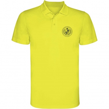 Logo trade promotional merchandise image of: Monzha short sleeve men's sports polo