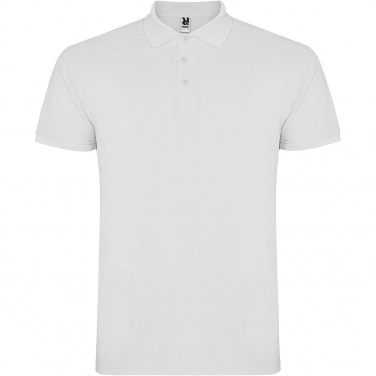 Logo trade promotional giveaways picture of: Star short sleeve men's polo