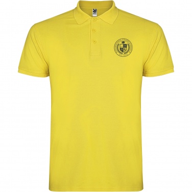 Logo trade promotional giveaways image of: Star short sleeve kids polo