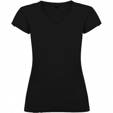 Logo trade promotional gifts picture of: Victoria short sleeve women's v-neck t-shirt