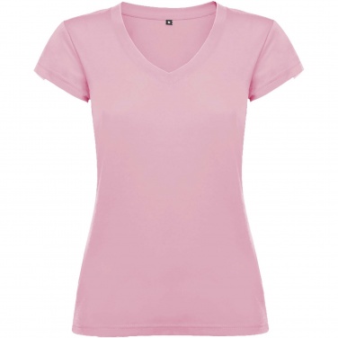Logo trade corporate gifts picture of: Victoria short sleeve women's v-neck t-shirt