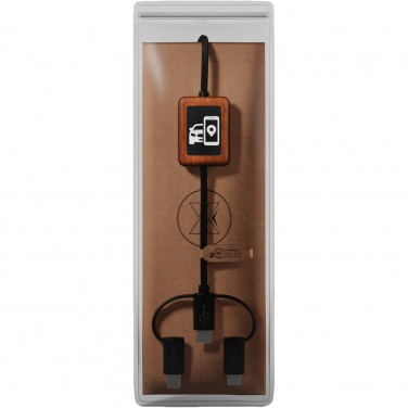 Logo trade promotional products image of: SCX.design C46 5-in-1 CarPlay cable