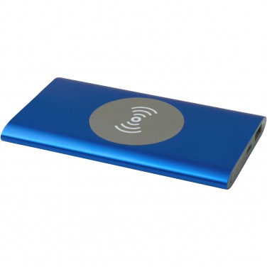 Logotrade promotional merchandise image of: Juice 4000 mAh Type-C recycled aluminium wireless power bank 