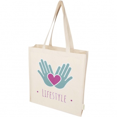 Logo trade promotional giveaways picture of: Orissa 180 g/m² organic full gusset tote bag 14L
