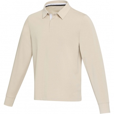 Logo trade promotional items picture of: Clyde unisex organic rugby polo sweatshirt