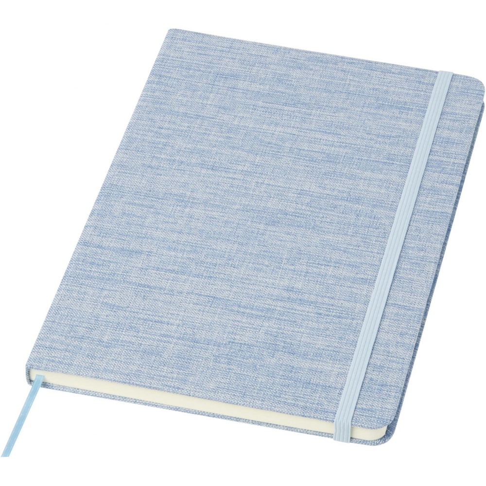 Logo trade promotional giveaways picture of: Ramona A5 cotton notebook