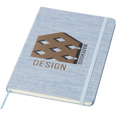 Logo trade promotional merchandise photo of: Ramona A5 cotton notebook
