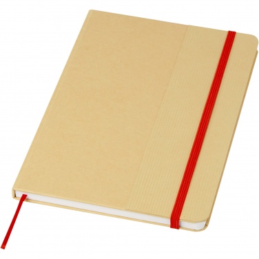 Logotrade promotional products photo of: Nelida A5 recycled cardboard hard cover notebook