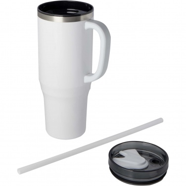 Logotrade promotional item image of: Melbourne 1200 ml RCS certified insulated tumbler with straw
