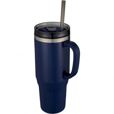 Logotrade advertising product picture of: Melbourne 1200 ml RCS certified insulated tumbler with straw