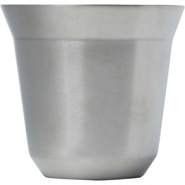 Logotrade promotional gift image of: Duo 80 ml RCS certified stainless steel espresso cup set 
