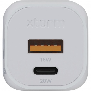 Logo trade promotional products image of: Xtorm XEC020 GaN² Ultra 20W wall charger