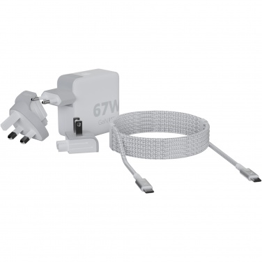Logotrade promotional gift picture of: Xtorm XVC2067 GaN Ultra 67W travel charger with 100W USB-C PD cable