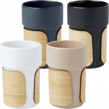 Logo trade corporate gift photo of: Tumbler Fika 340 ml with bamboo sleeve