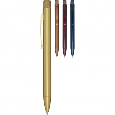 Logotrade advertising product image of: Beatriz recycled brass ballpoint pen
