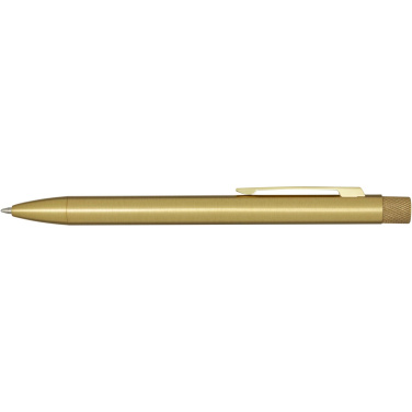 Logotrade promotional gift image of: Beatriz recycled brass ballpoint pen