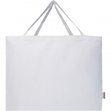 Logo trade promotional giveaway photo of: Odessa 220 g/m² GRS recycled cotton large tote bag