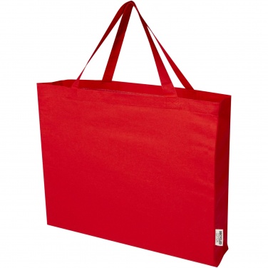 Logo trade advertising products picture of: Odessa 220 g/m² GRS recycled cotton large tote bag