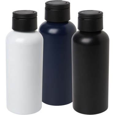 Logotrade promotional product picture of: Trinity 600 ml RCS certified recycled aluminium water bottle with RPET lid