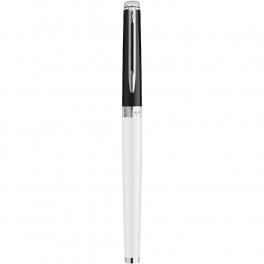 Logotrade business gift image of: Hemisphere colour blocking rollerball pen with palladium trim