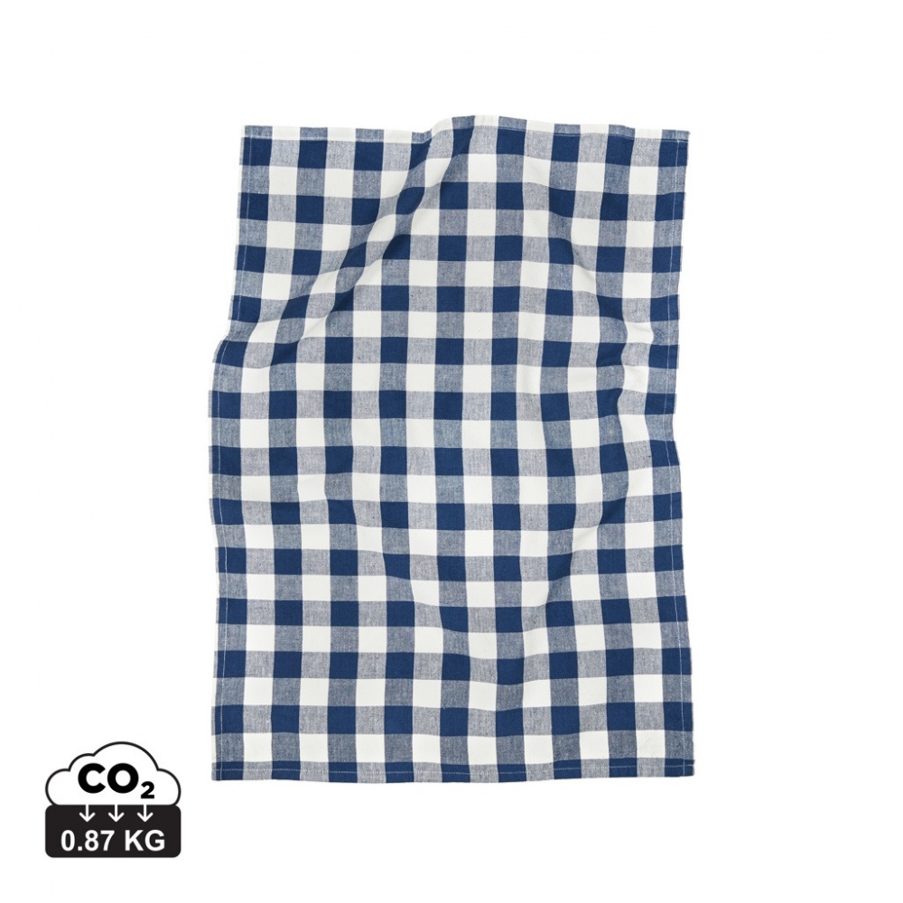 Logo trade corporate gifts image of: VINGA Clare linen blend kitchen towel