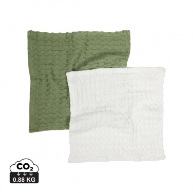 Logo trade promotional products image of: VINGA Cromer waffle dish cloth, 2 pcs