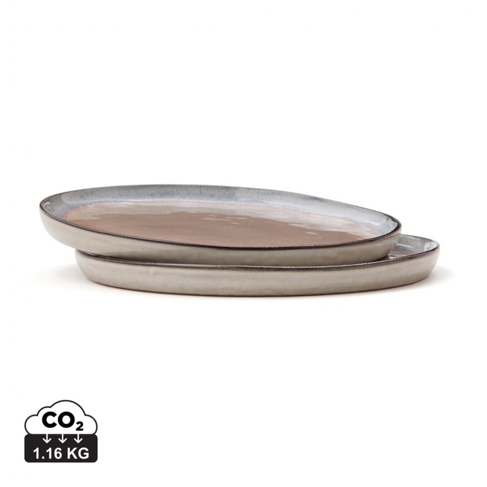 Logo trade corporate gift photo of: VINGA Nomimono plate 20 cm, 2 pcs set