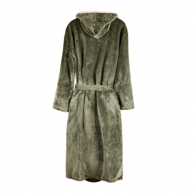 Logo trade promotional gift photo of: VINGA Louis luxury plush GRS RPET robe size S-M
