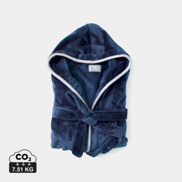 Logo trade promotional gifts image of: VINGA Louis luxury plush GRS RPET robe size S-M
