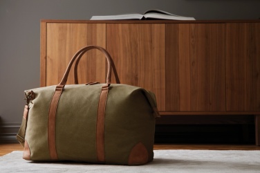 Logo trade promotional giveaway photo of: VINGA Bosler RCS recycled canvas weekend bag