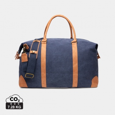 Logo trade promotional gifts picture of: VINGA Bosler RCS recycled canvas weekend bag