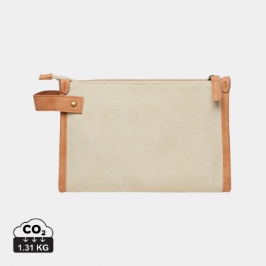 Logotrade promotional giveaways photo of: VINGA Bosler GRS recycled canvas toiletry bag