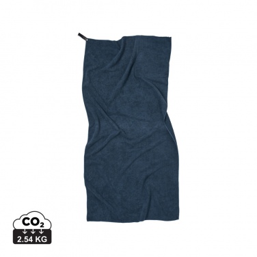 Logotrade advertising product picture of: VINGA GRS RPET active dry towel 140 x 70cm