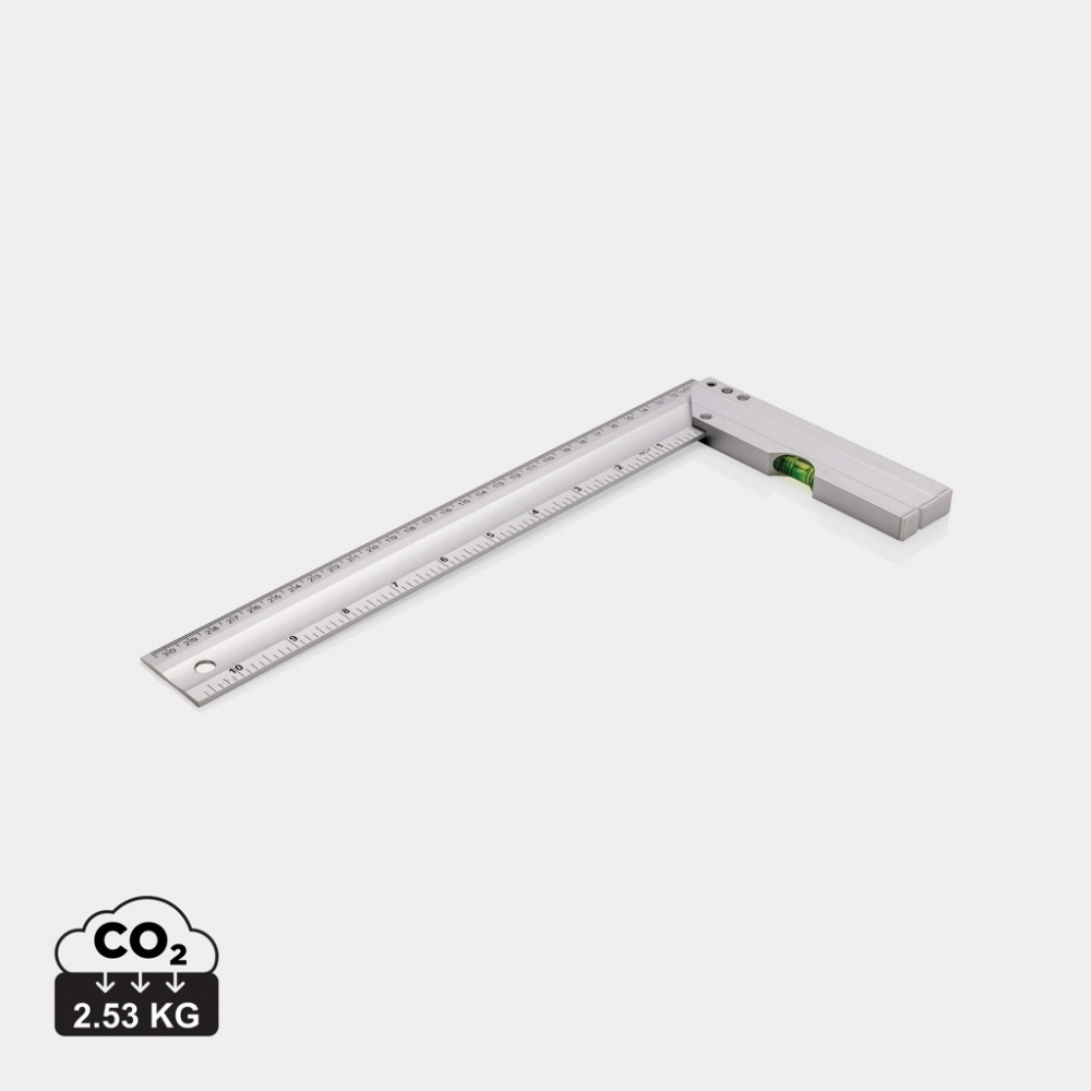 Logo trade promotional item photo of: Ruler with level