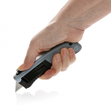 Logo trade promotional products picture of: RCS certified recycled plastic Auto retract safety knife