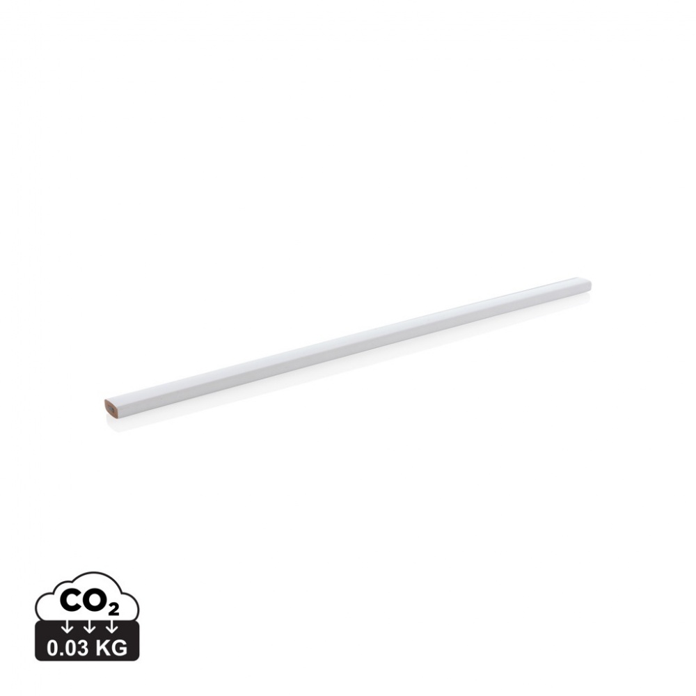 Logo trade promotional items picture of: 25cm wooden carpenter pencil