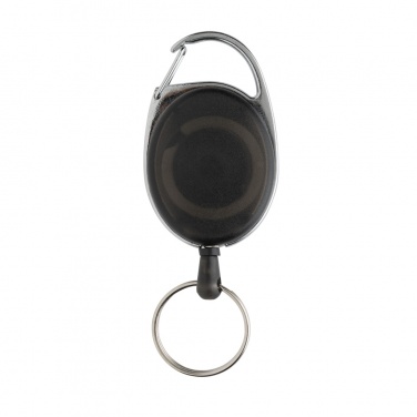 Logotrade promotional gift image of: RCS recycled ABS roller clip keychain