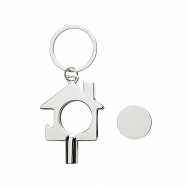 Logo trade promotional merchandise photo of: RCS recycled zinc alloy 3 in 1 keychain