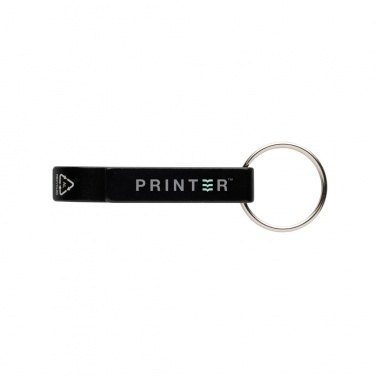 Logo trade promotional gifts picture of: RCS recycled aluminum bottle and can opener