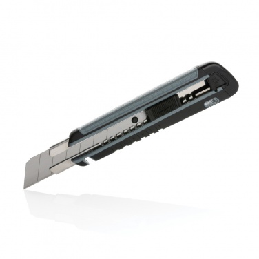 Logo trade promotional giveaway photo of: Refillable RCS rplastic heavy duty snap-off knife soft grip