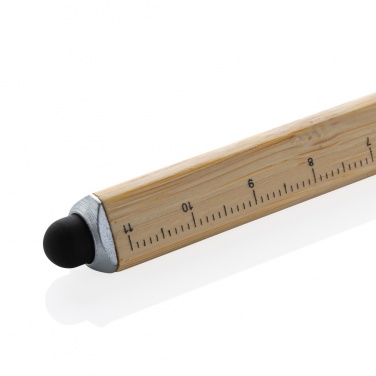 Logo trade promotional item photo of: Eon bamboo infinity multitasking pen