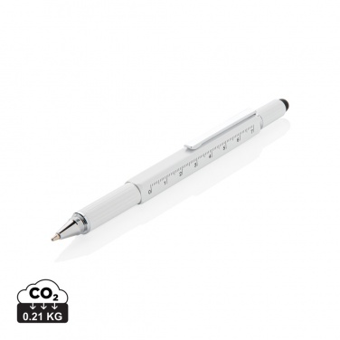 Logotrade promotional product image of: 5-in-1 aluminium toolpen
