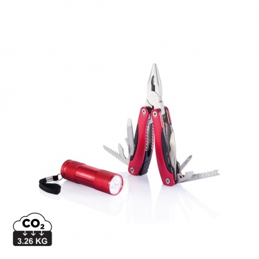 Logo trade business gift photo of: Multitool and torch set