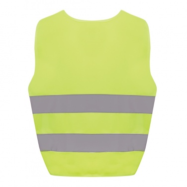 Logo trade promotional gift photo of: GRS recycled PET high-visibility safety vest 3-6 years