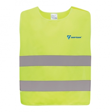 Logotrade promotional items photo of: GRS recycled PET high-visibility safety vest 7-12 years