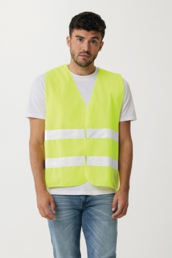 Logo trade promotional merchandise photo of: GRS recycled PET high-visibility safety vest