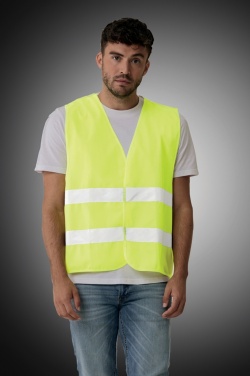 Logo trade promotional giveaways image of: GRS recycled PET high-visibility safety vest