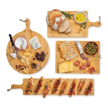 Logo trade corporate gifts picture of: Ukiyo bamboo rectangle serving board