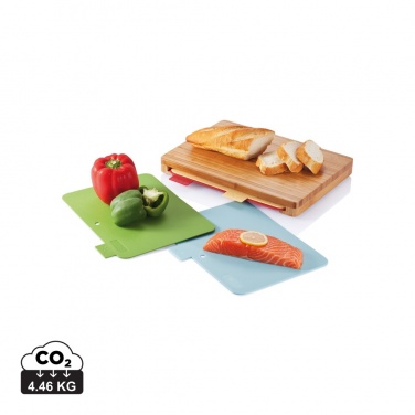 Logotrade promotional giveaway image of: Cutting board with 4pcs hygienic boards